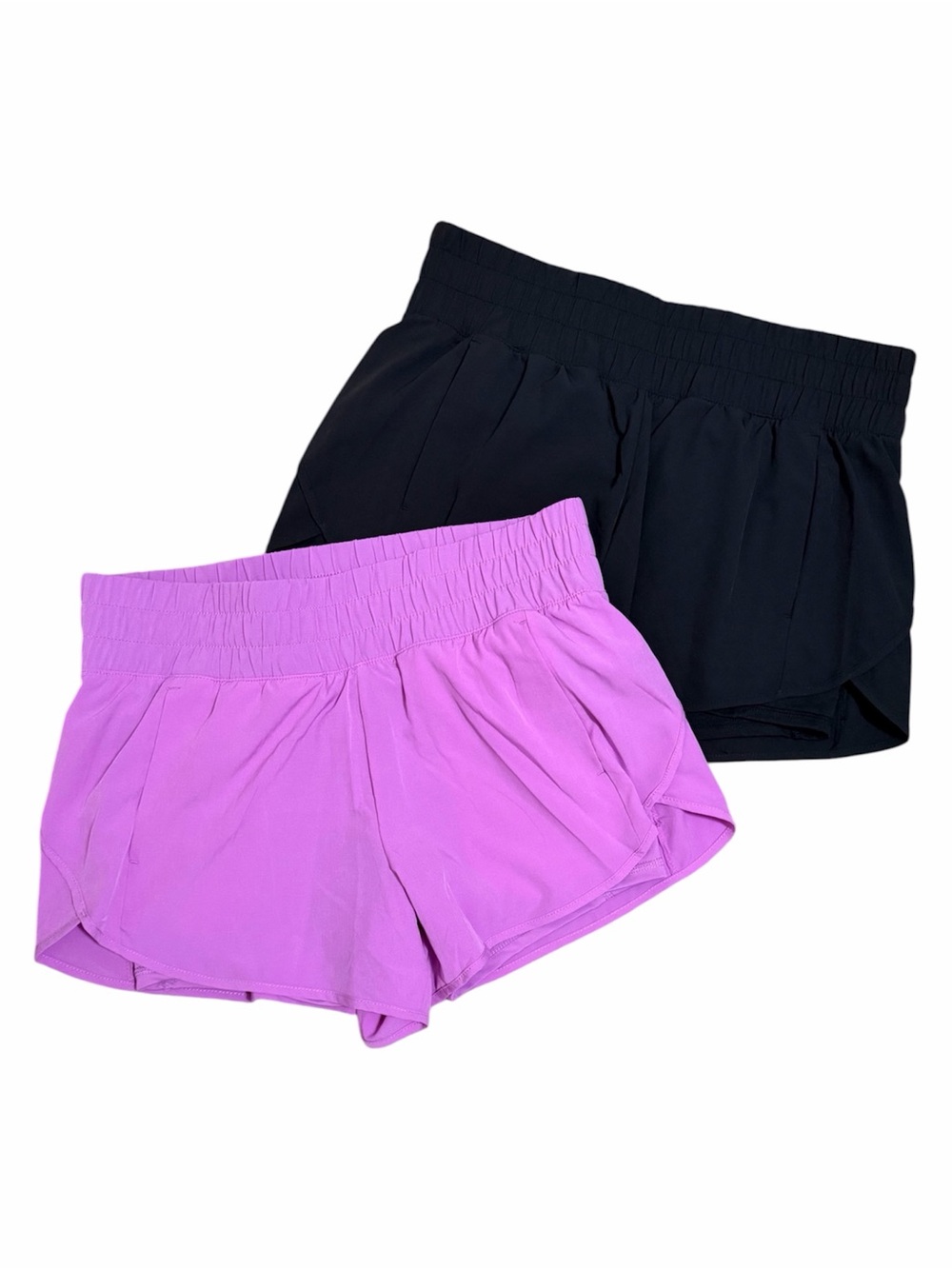 AVIA Running Shorts with Bike Liner and Wide Elastic Waistband NWOT (Set of 2)